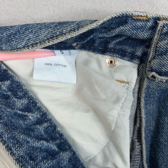 The Frankie Shop Skirt Womens Small Blue Jean Denim Button Fly Pencil Maxi Texas - Picture 10 of 16